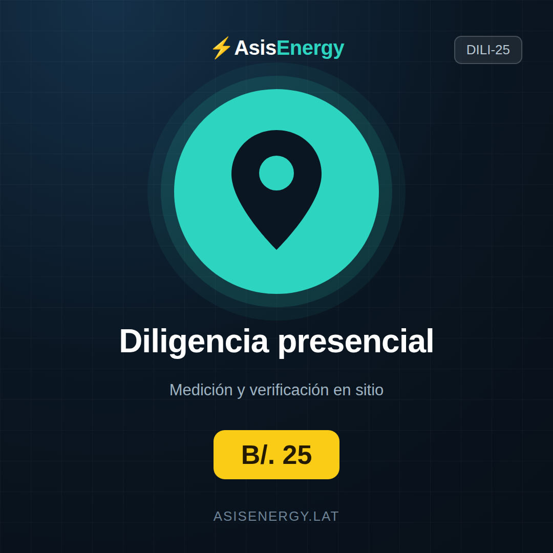 Diligencia presencial